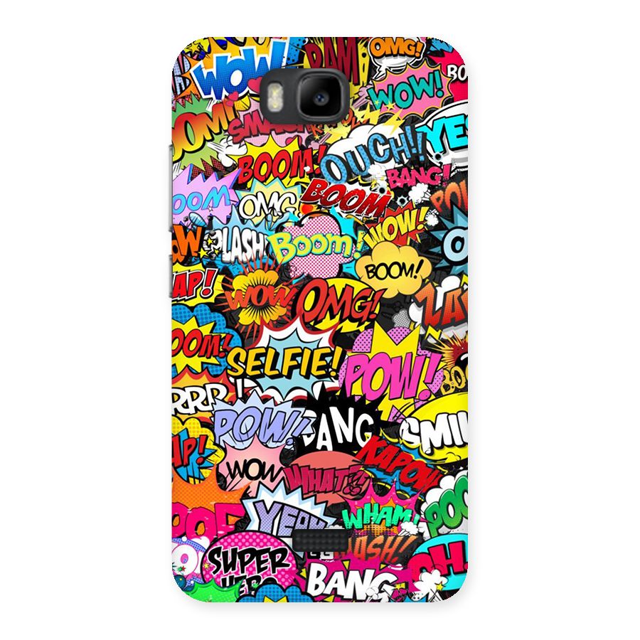 Comic Ringtone Back Case for Honor Bee