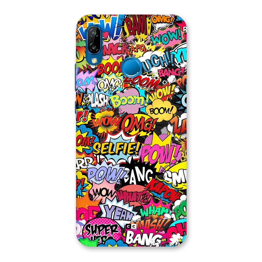 Comic Ringtone Back Case for Huawei P20 Lite