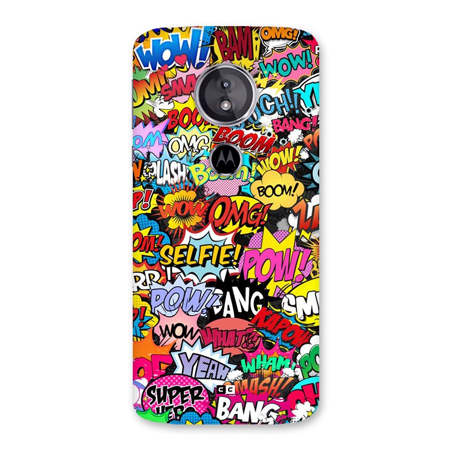Comic Ringtone Back Case for Moto E5