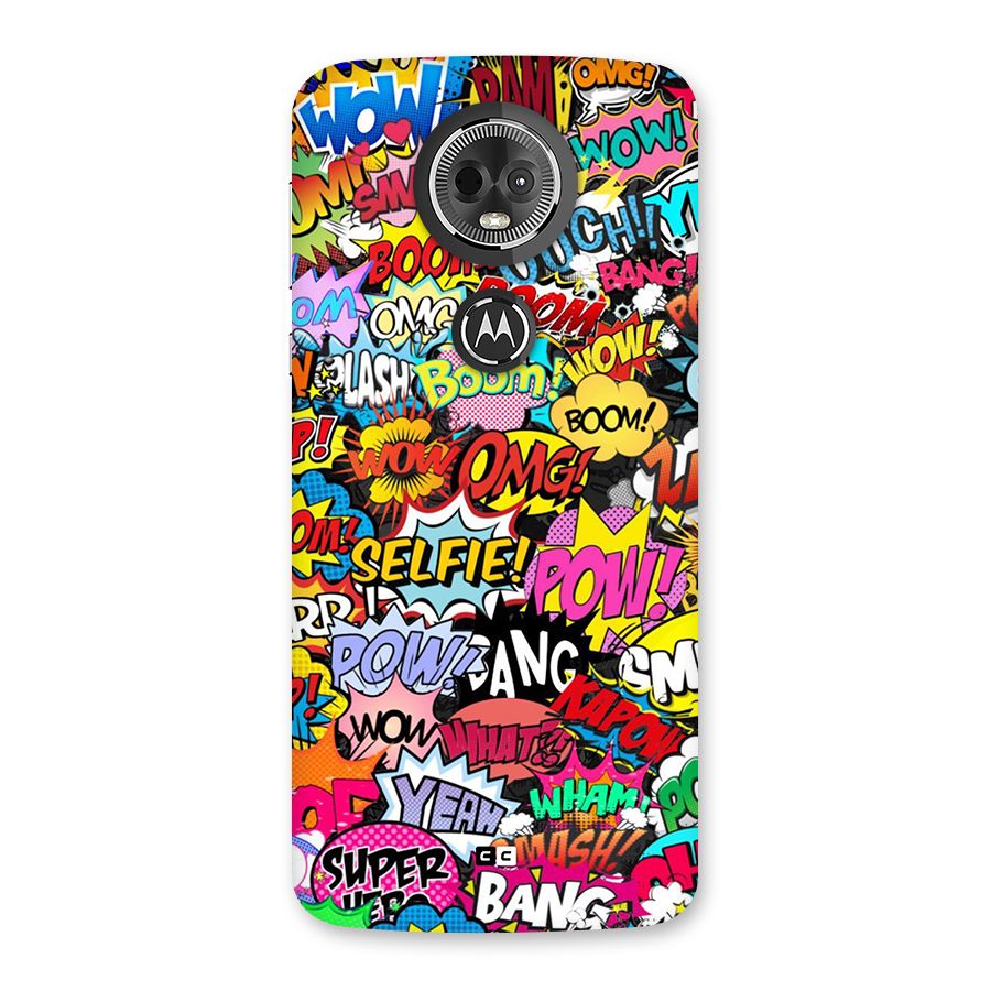 Comic Ringtone Back Case for Moto E5 Plus