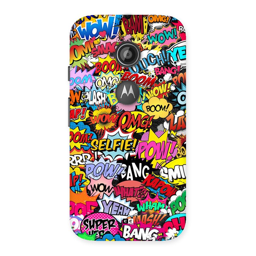 Comic Ringtone Back Case for Moto E 2nd Gen
