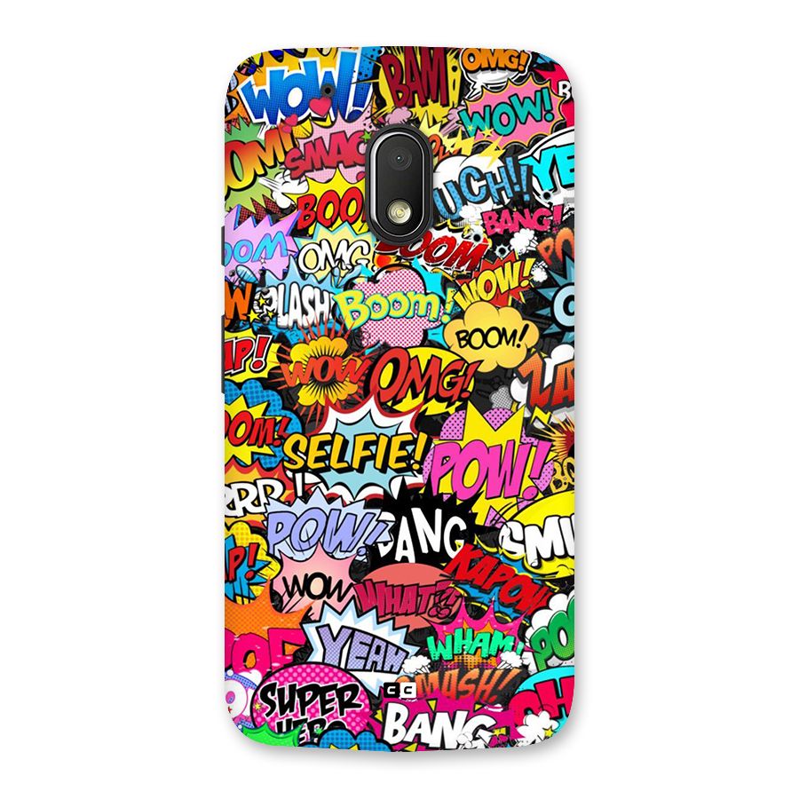 Comic Ringtone Back Case for Moto G4 Play
