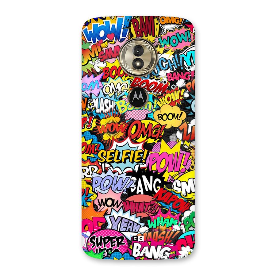 Comic Ringtone Back Case for Moto G6 Play