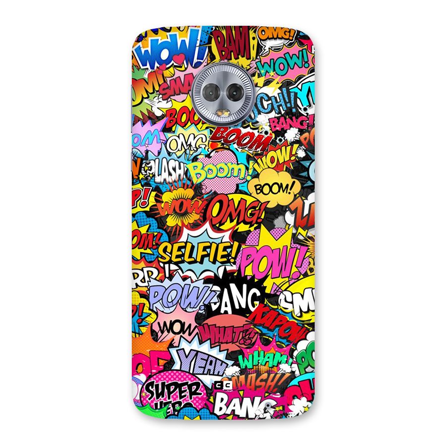 Comic Ringtone Back Case for Moto G6 Plus