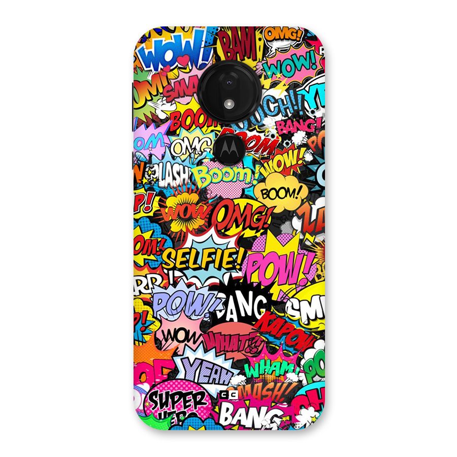 Comic Ringtone Back Case for Moto G7 Power