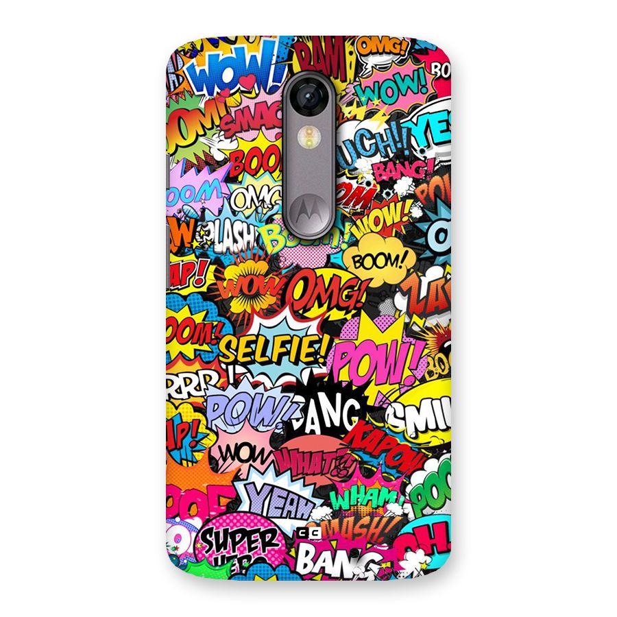 Comic Ringtone Back Case for Moto X Force