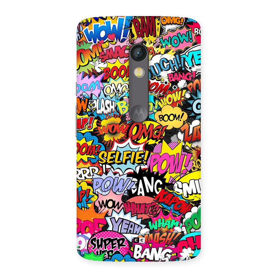 Comic Ringtone Back Case for Moto X Play