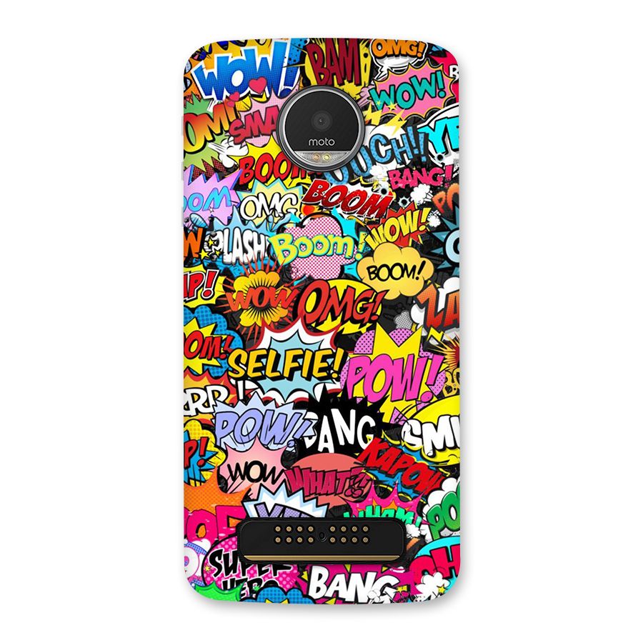 Comic Ringtone Back Case for Moto Z Play