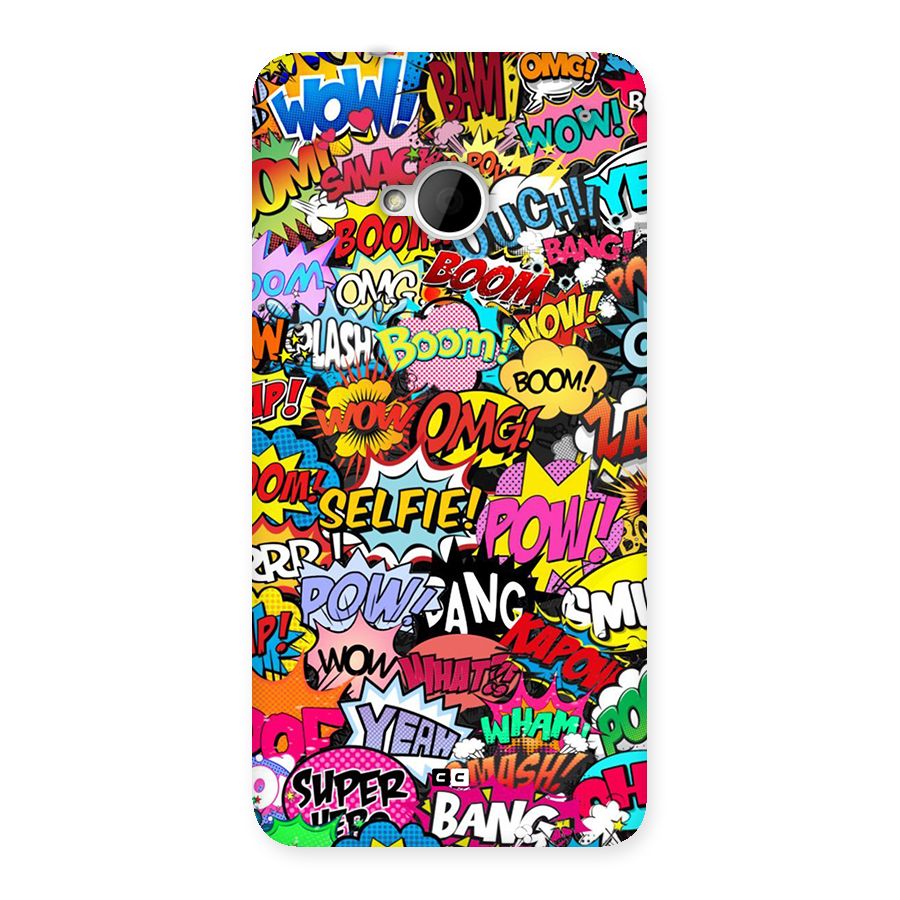 Comic Ringtone Back Case for One M7 (Single Sim)