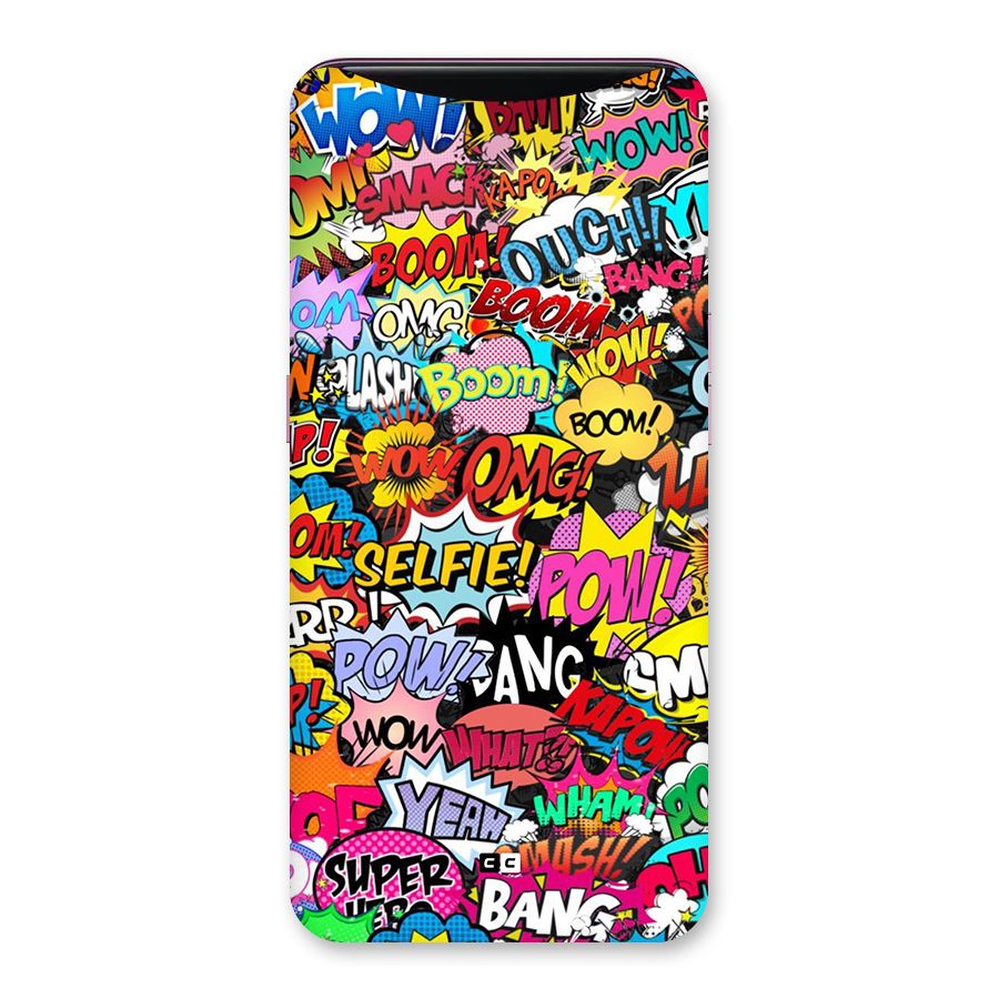 Comic Ringtone Back Case for Oppo Find X