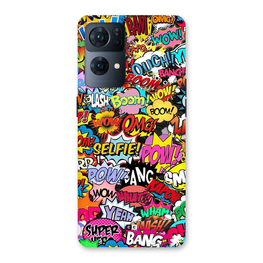 Comic Ringtone Back Case for Oppo Reno7 Pro 5G