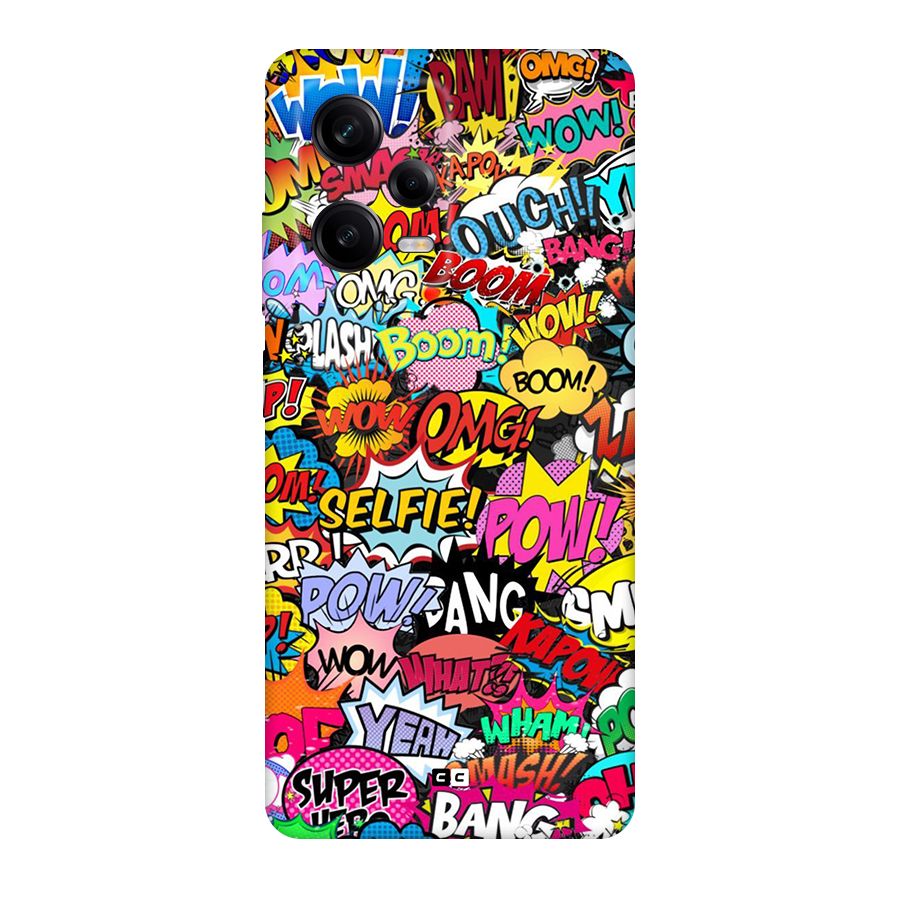Comic Ringtone Back Case for Redmi Note 12 Pro