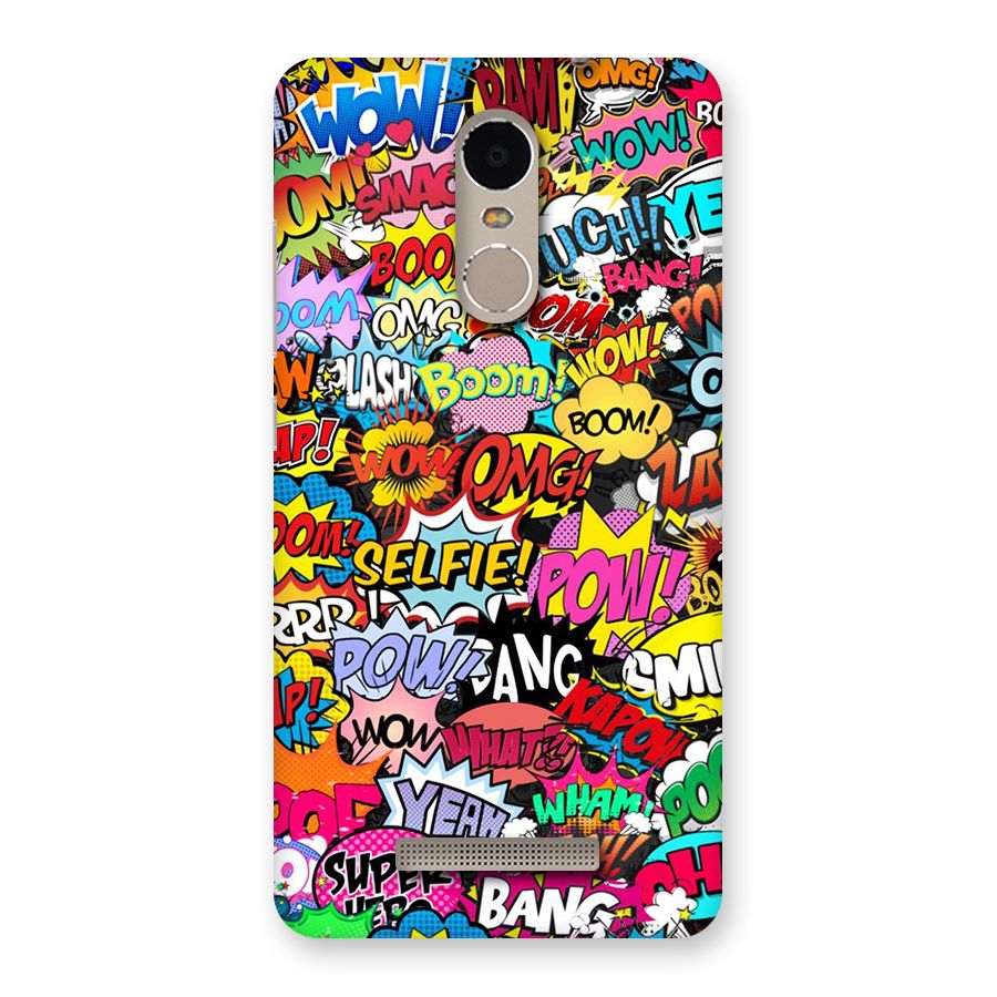 Comic Ringtone Back Case for Redmi Note 3