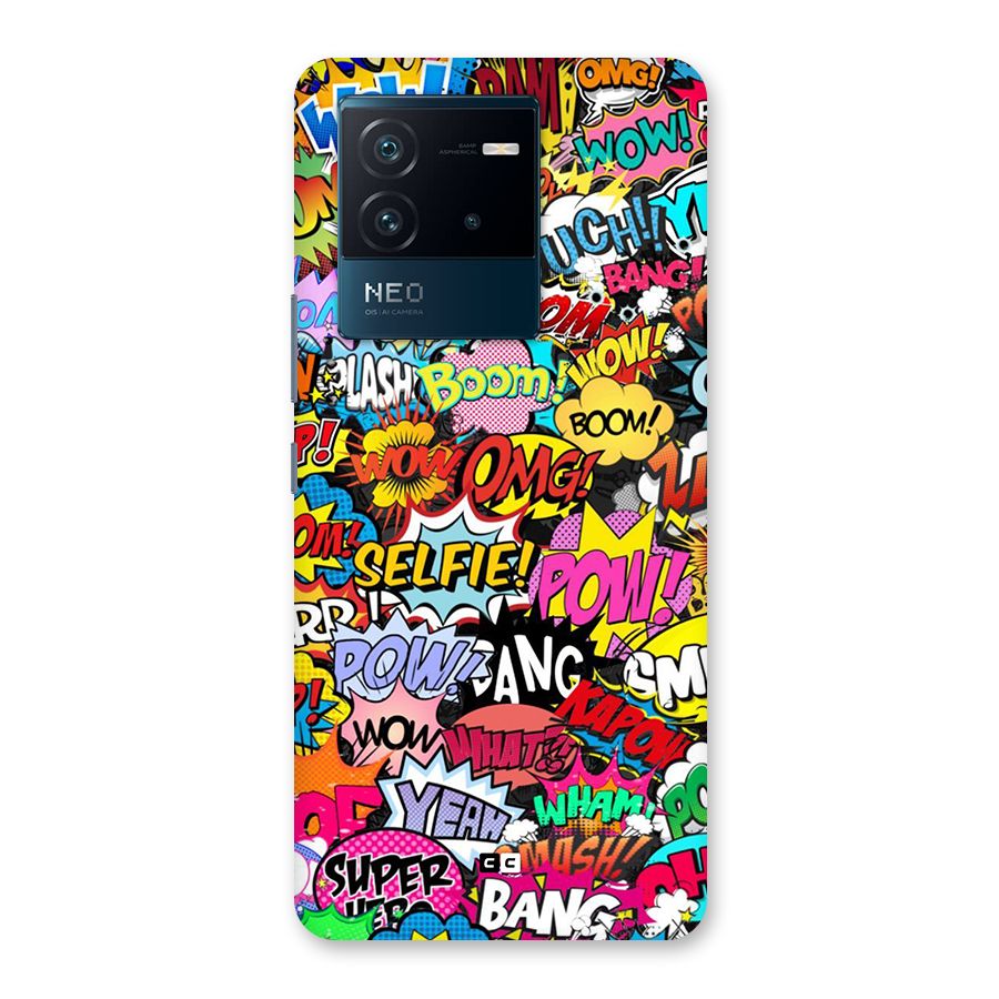 Comic Ringtone Back Case for Vivo iQOO Neo 6 5G