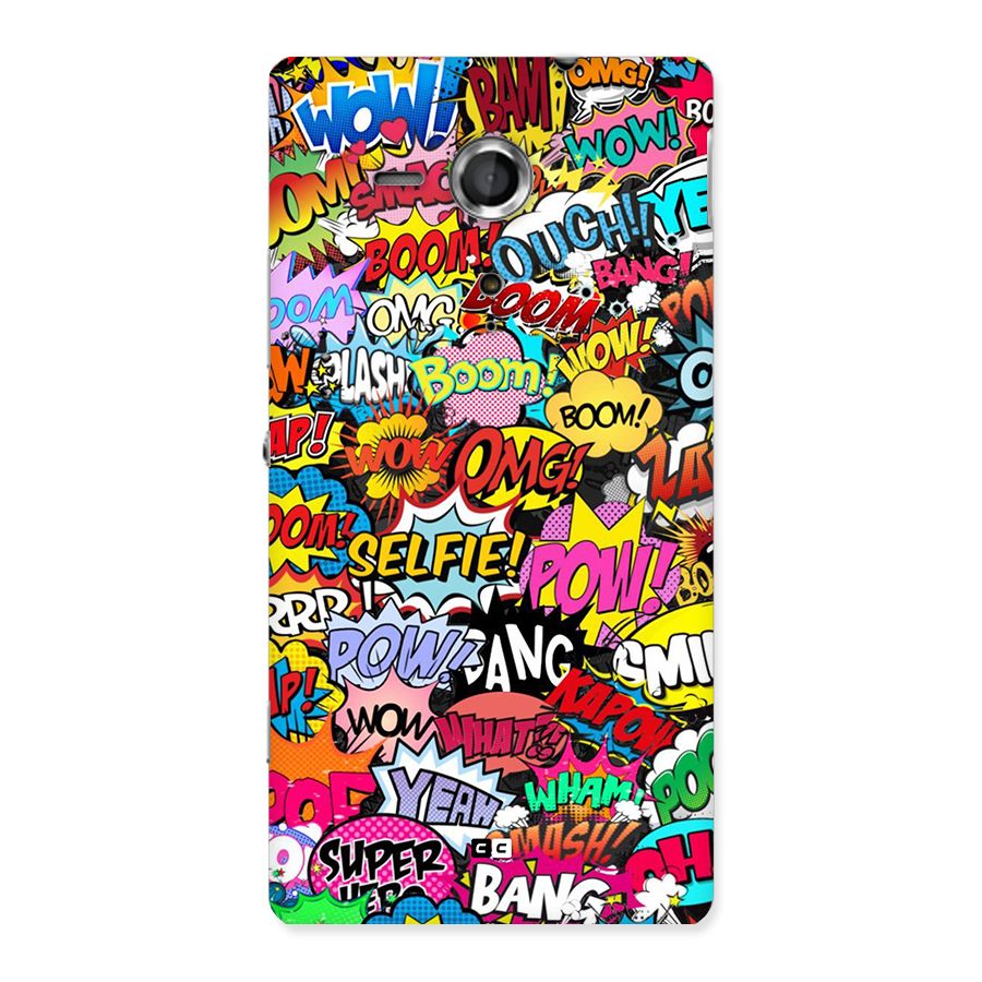 Comic Ringtone Back Case for Xperia Sp