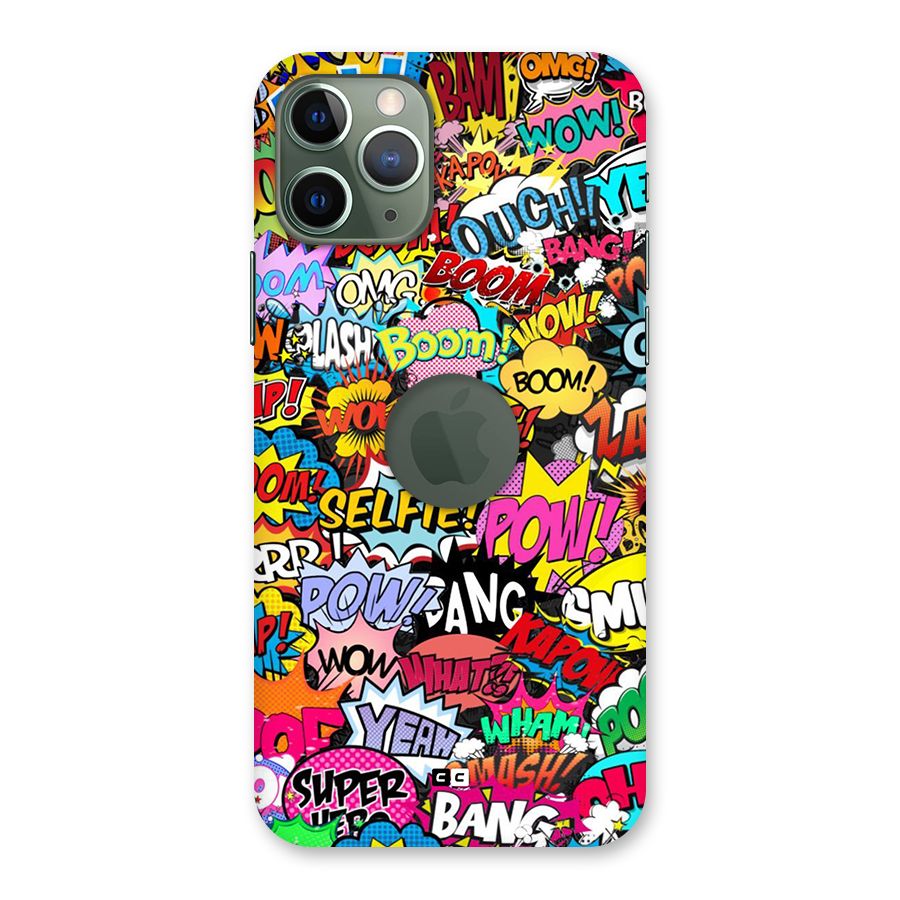 Comic Ringtone Back Case for iPhone 11 Pro Logo Cut
