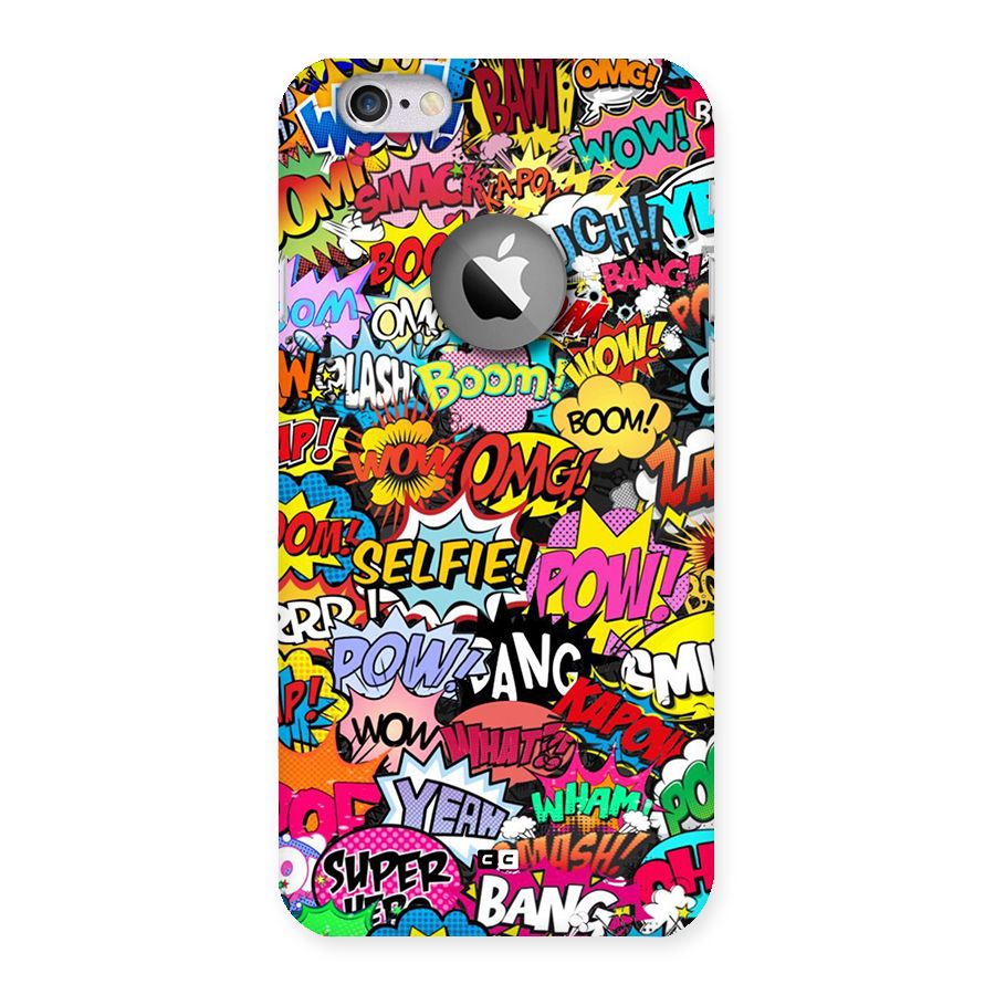 Comic Ringtone Back Case for iPhone 6 Logo Cut