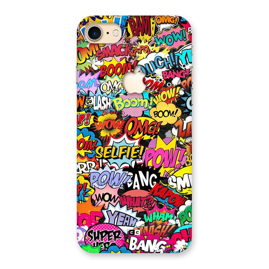 Comic Ringtone Back Case for iPhone 7 Apple Cut
