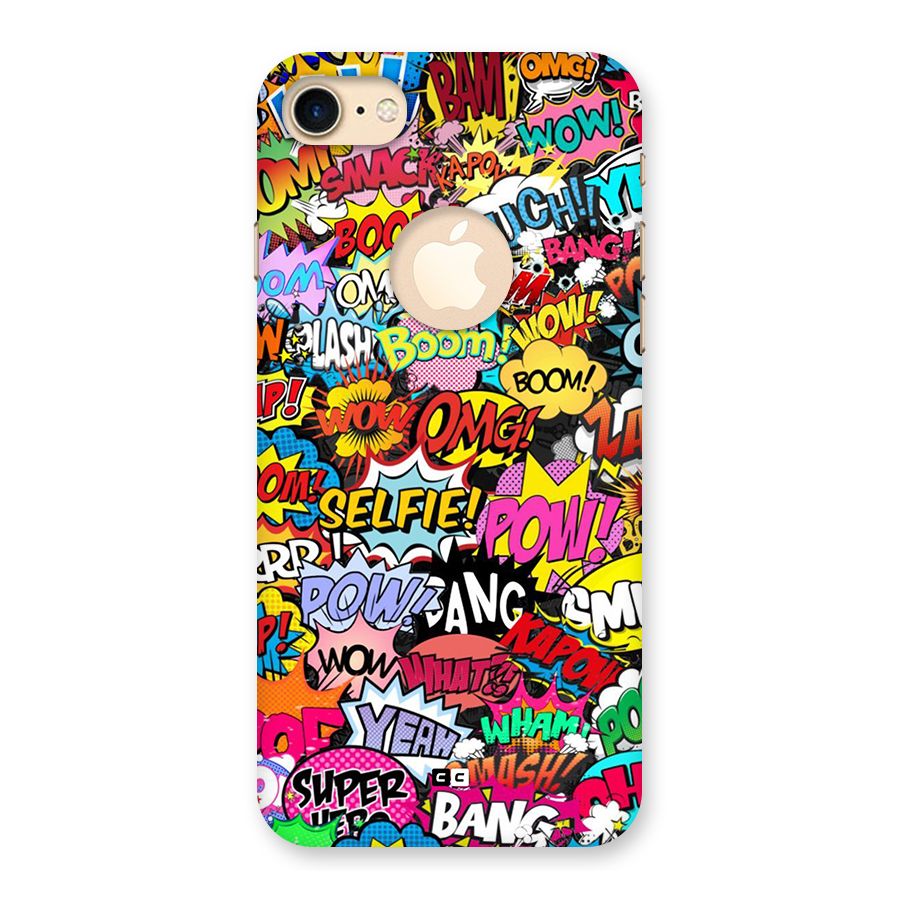 Comic Ringtone Back Case for iPhone 7 Logo Cut