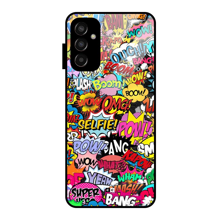 Comic Ringtone Glass Back Case for Galaxy F13