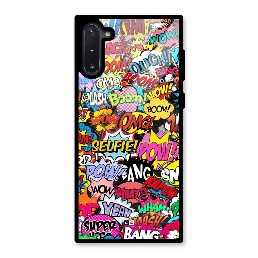 Comic Ringtone Glass Back Case for Galaxy Note 10
