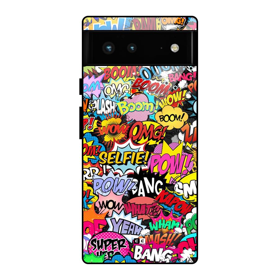 Comic Ringtone Glass Back Case for Google Pixel 6