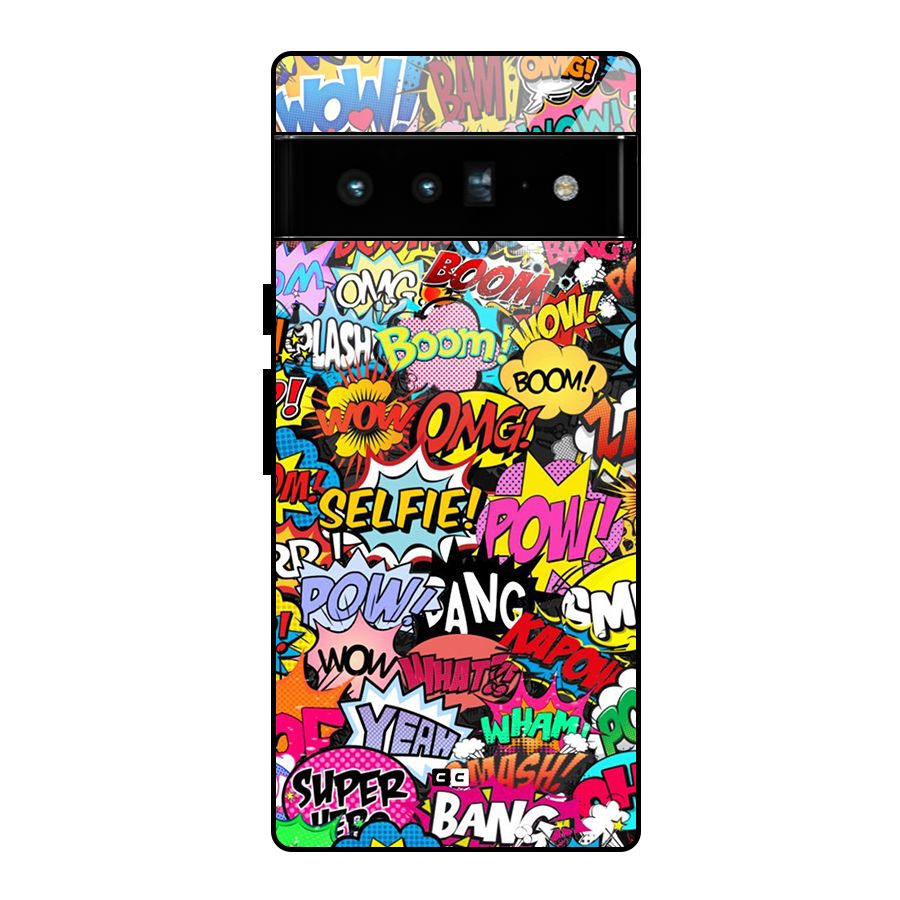 Comic Ringtone Glass Back Case for Google Pixel 6 Pro