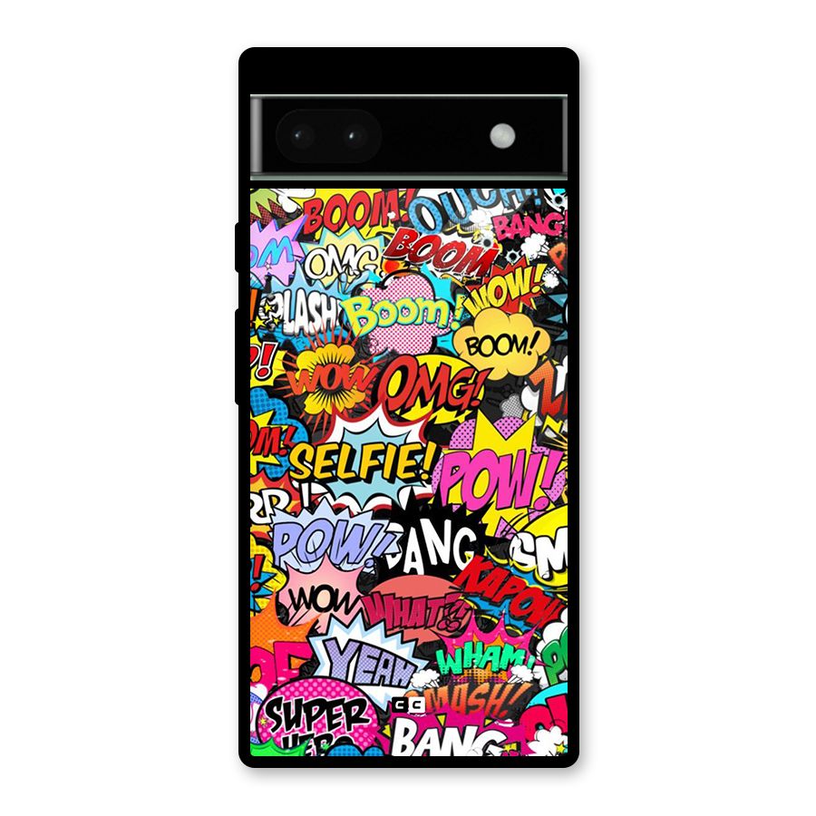 Comic Ringtone Glass Back Case for Google Pixel 6a