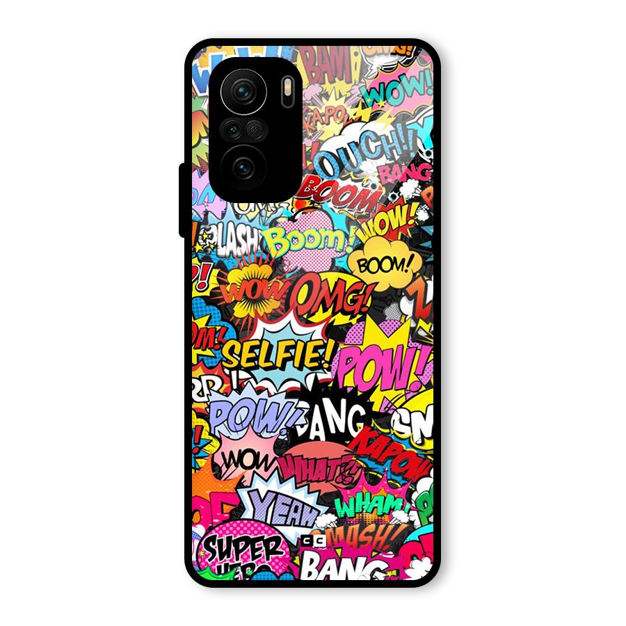Comic Ringtone Glass Back Case for Mi 11X Pro