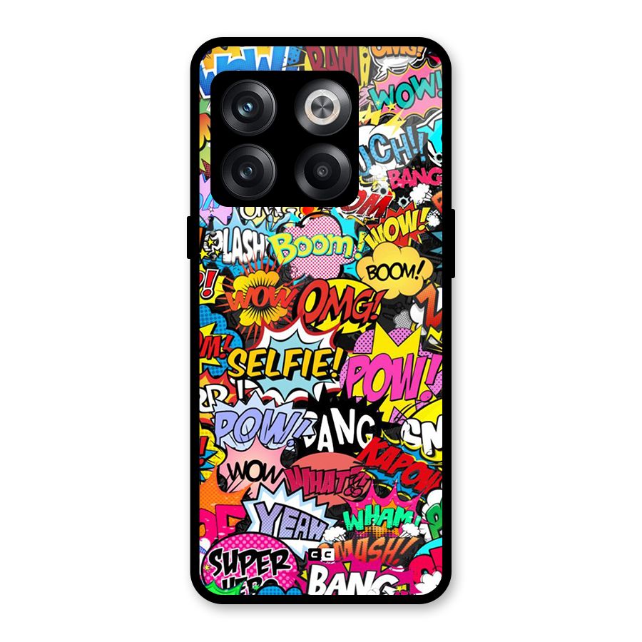 Comic Ringtone Glass Back Case for OnePlus 10T