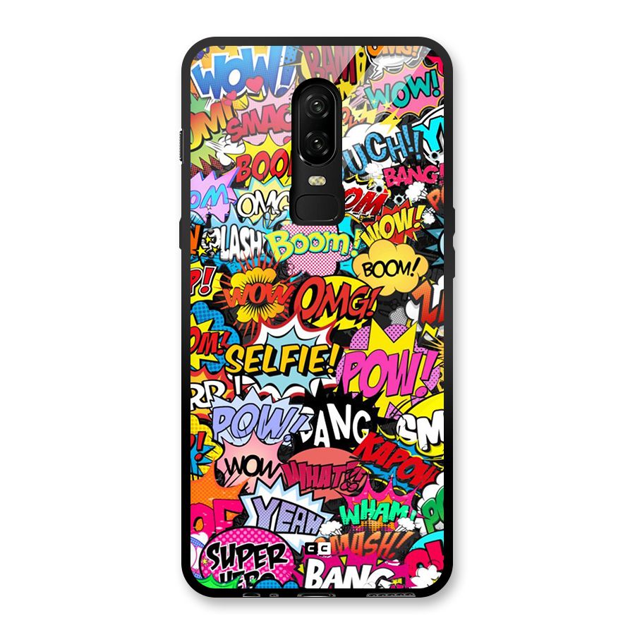 Comic Ringtone Glass Back Case for OnePlus 6