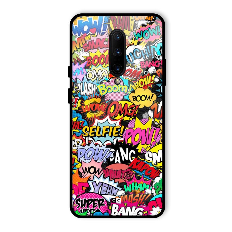 Comic Ringtone Glass Back Case for OnePlus 7 Pro