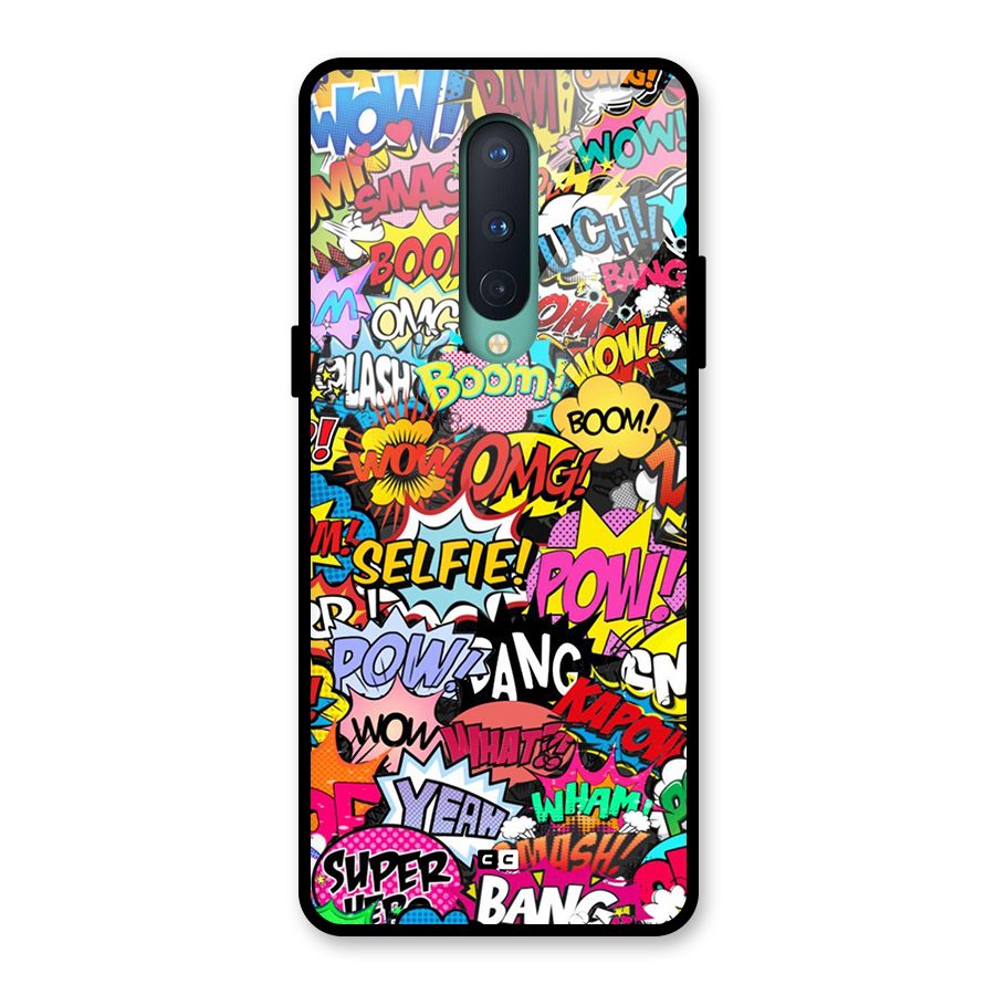 Comic Ringtone Glass Back Case for OnePlus 8