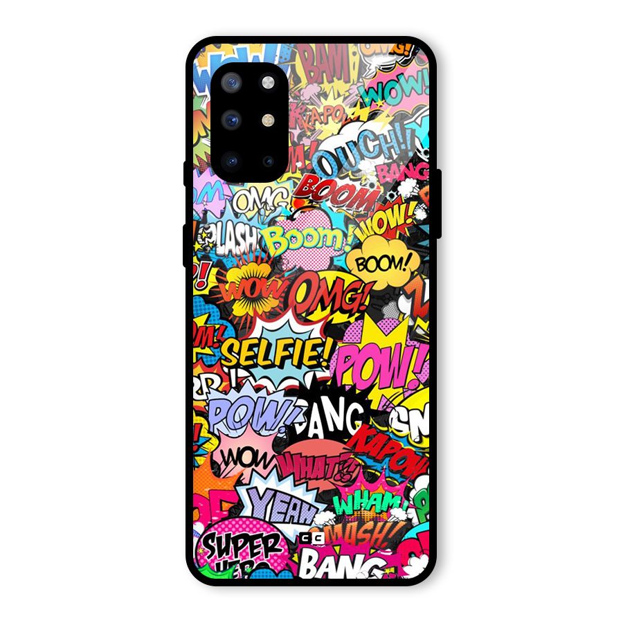 Comic Ringtone Glass Back Case for OnePlus 8T