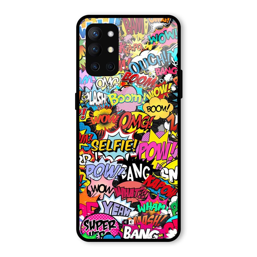 Comic Ringtone Glass Back Case for OnePlus 9R