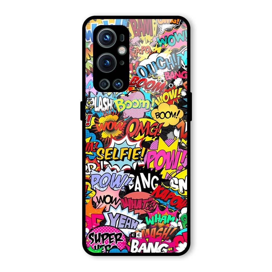 Comic Ringtone Glass Back Case for OnePlus 9 Pro