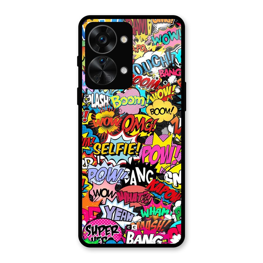Comic Ringtone Glass Back Case for OnePlus Nord 2T