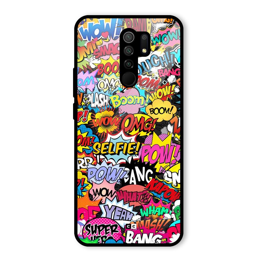 Comic Ringtone Glass Back Case for Poco M2