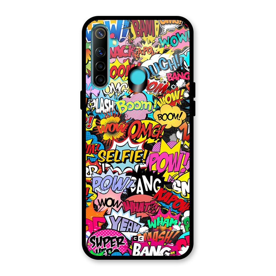 Comic Ringtone Glass Back Case for Realme 5