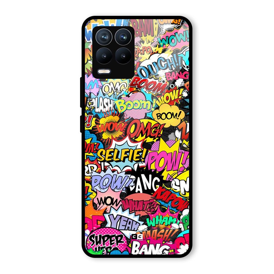 Comic Ringtone Glass Back Case for Realme 8