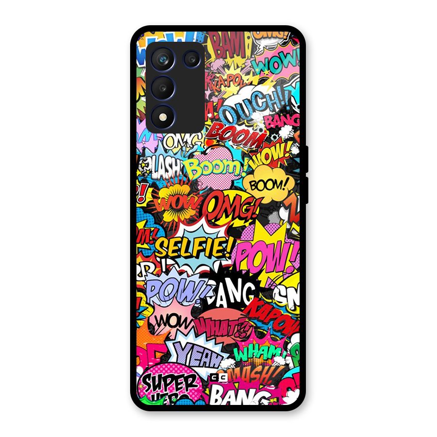 Comic Ringtone Glass Back Case for Realme 9 5G Speed
