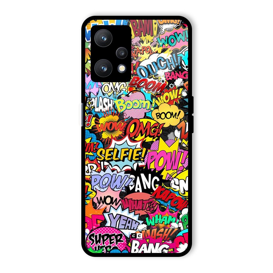 Comic Ringtone Glass Back Case for Realme 9 Pro 5G