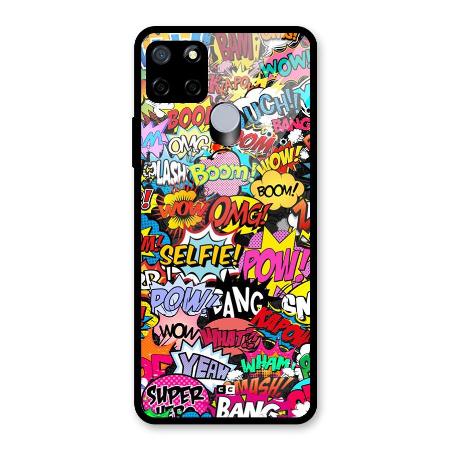 Comic Ringtone Glass Back Case for Realme C12