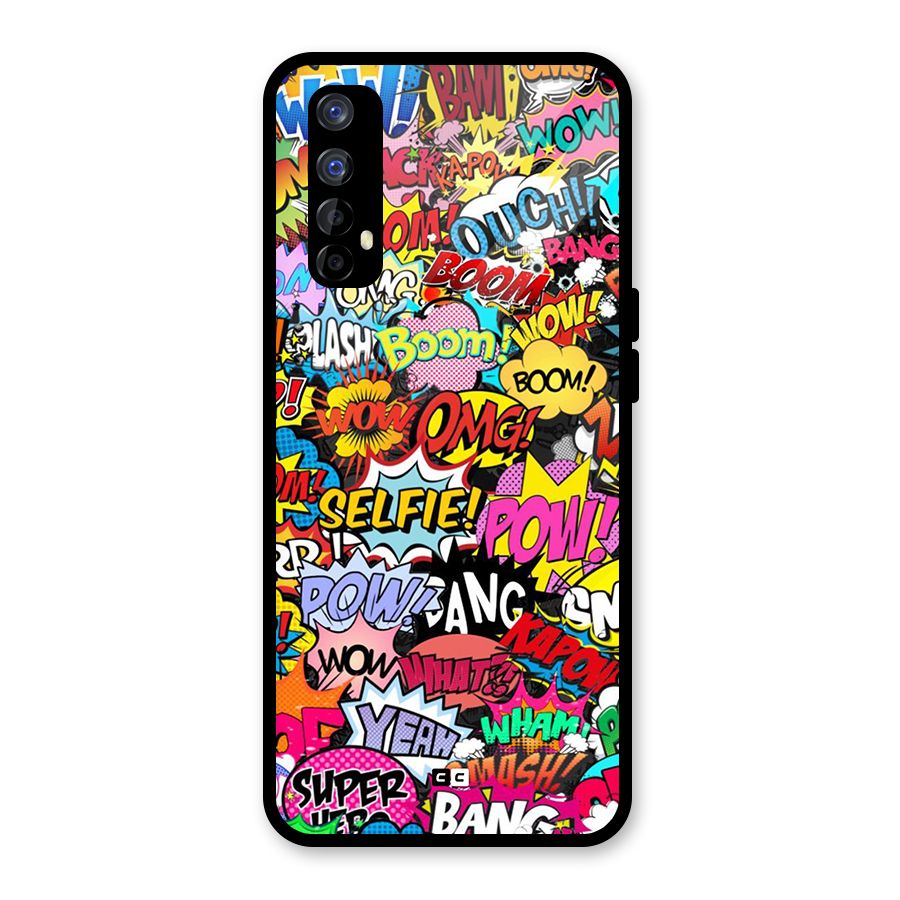 Comic Ringtone Glass Back Case for Realme Narzo 20 Pro