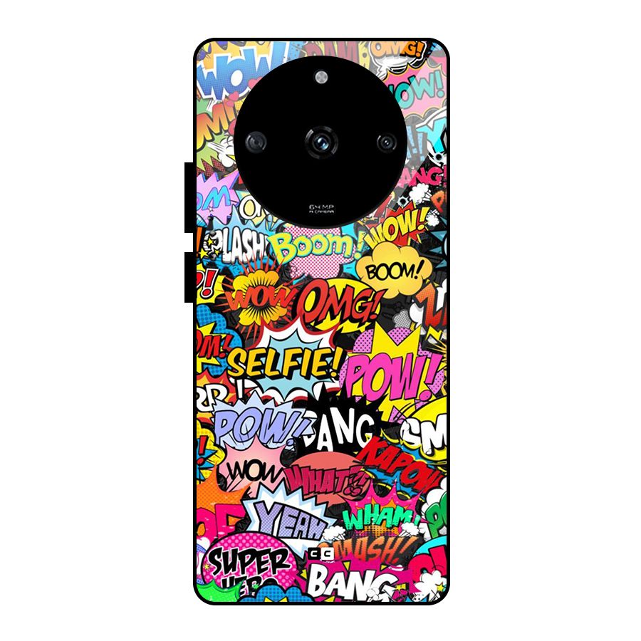 Comic Ringtone Glass Back Case for Realme Narzo 60 5G