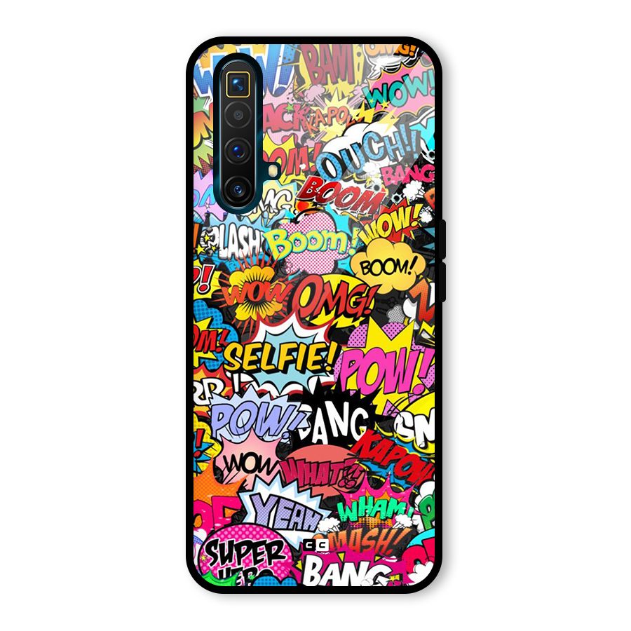 Comic Ringtone Glass Back Case for Realme X3 SuperZoom