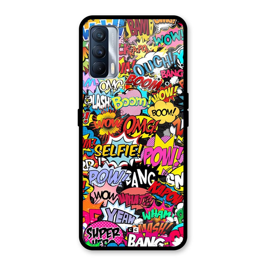 Comic Ringtone Glass Back Case for Realme X7