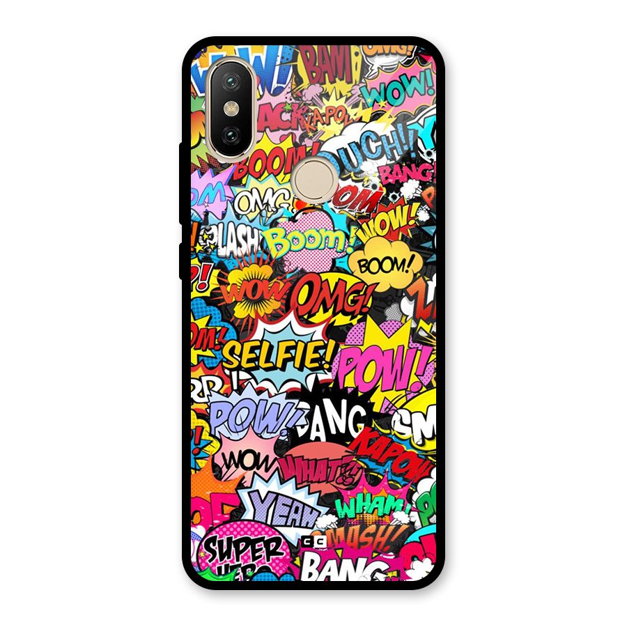 Comic Ringtone Glass Back Case for Redmi A1