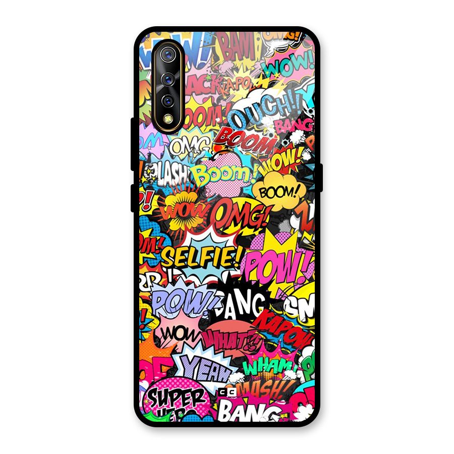 Comic Ringtone Glass Back Case for Vivo S1