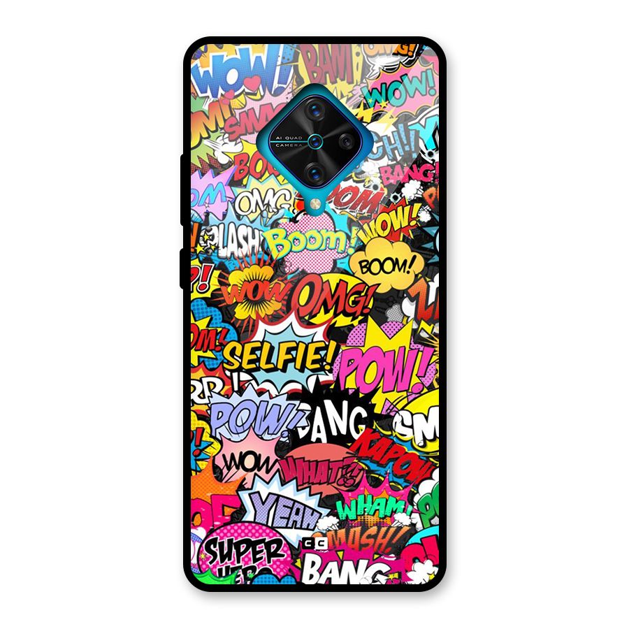 Comic Ringtone Glass Back Case for Vivo S1 Pro
